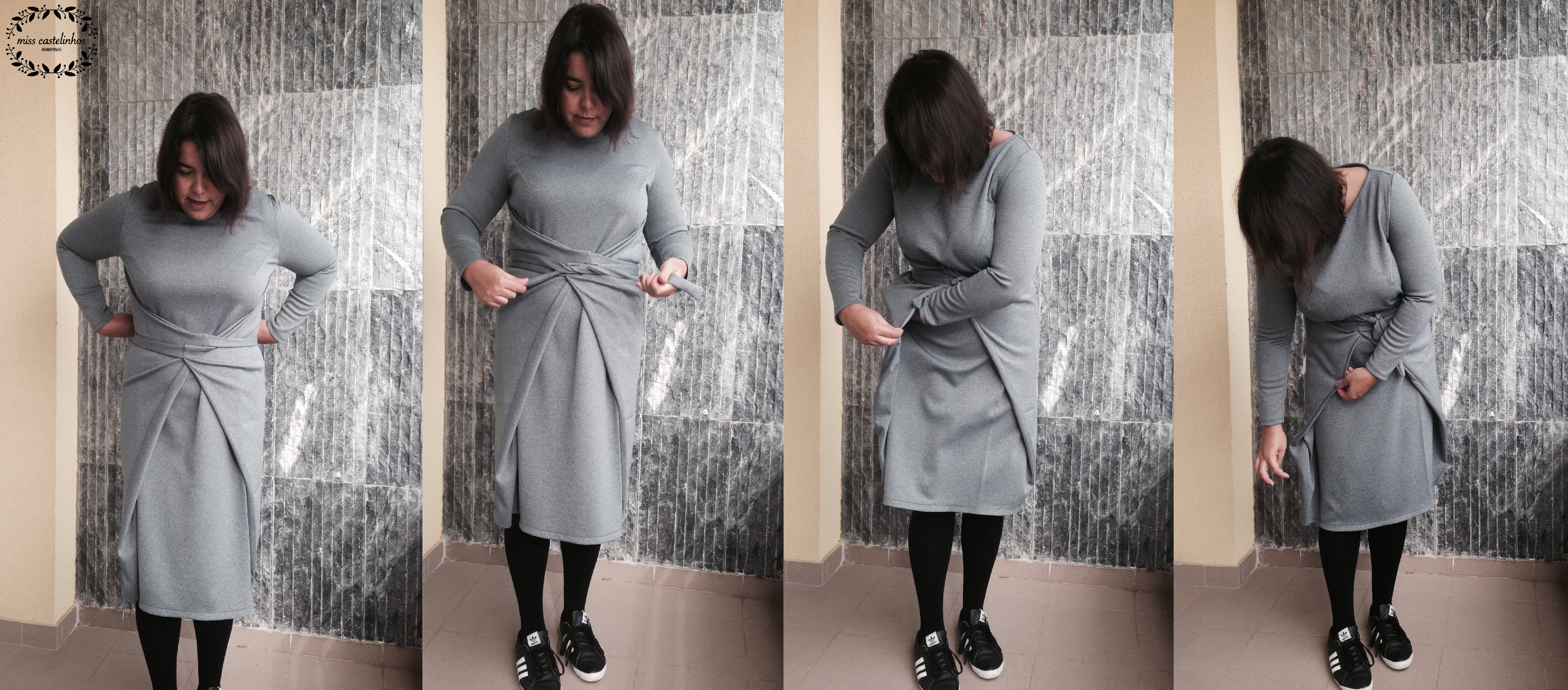 kielo wrap dress sleeves